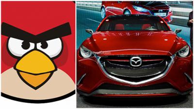 Дизайнеры Mazda 2 вдохновились Angry Birds