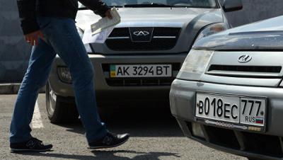 В Крыму арестовали водителя с украинскими номерами