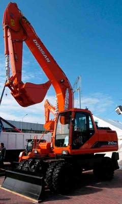 колесный экскаватор Doosan Solar 210W-V 2009 г.в.