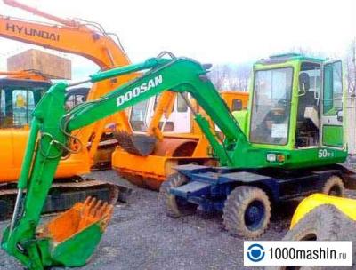 колесный экскаватор Daewoo Solar 50W-3 1999 г.в.