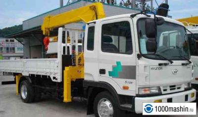 грузовик с краном Hyundai Gold 2004 г.в.
