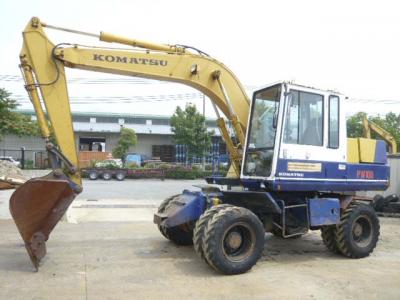 колесный экскаватор Komatsu PW100 1988 г.в.