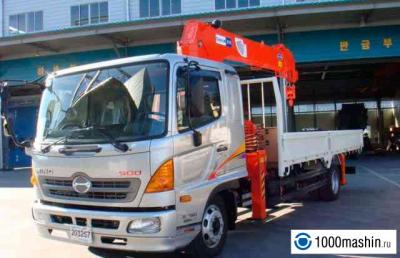 грузовик с краном Hino  2008 г.в.