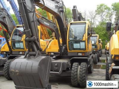 колесный экскаватор Samsung MX132W 1997 г.в.
