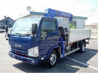 грузовик с краном Isuzu ELF 2011 г.в.