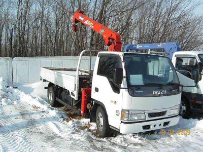 грузовик с краном Isuzu Elf 2004 г.в.