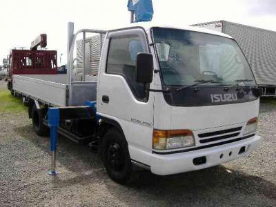 грузовик с краном Isuzu Elf 1998 г.в.