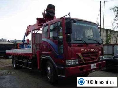 грузовик с краном Daewoo Ultra 2004 г.в.