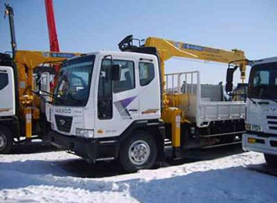 грузовик с краном Daewoo Ultra Novus 2004 г.в.
