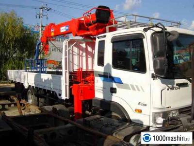 грузовик с краном Hyundai MegaTruck 2006 г.в.