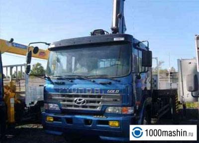 грузовик с краном Hyundai Gold 2004 г.в.