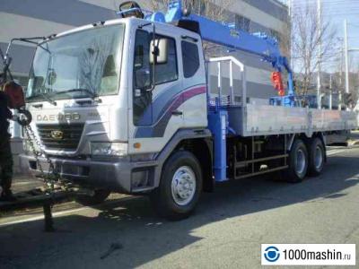 грузовик с краном Daewoo  2004 г.в.