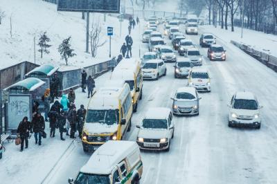 Владивосток увяз в пробках