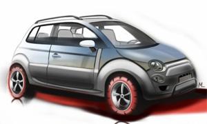 Новый внедорожник FIAT 500 SUV.