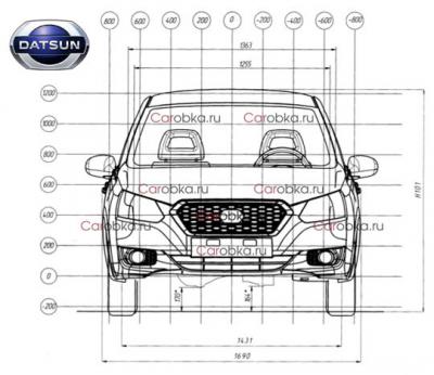 Изображение нового Datsun для России появились в сети