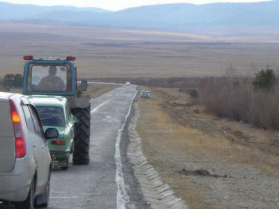 Введены штрафы для водителей-тихоходов